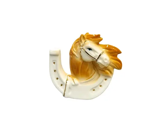 საახალწლო დეკორი ფიგურა ცხენი კერამიკის SH-12067-B5407-4