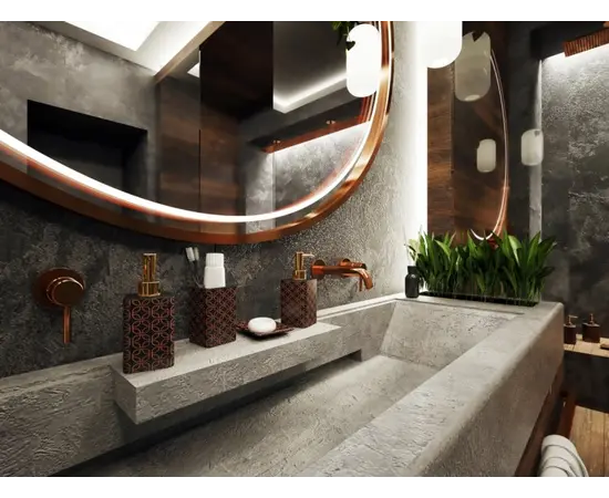 Liquid soap dispenser Bisk Glossy 07968 6.6x16.5x6.6 cm