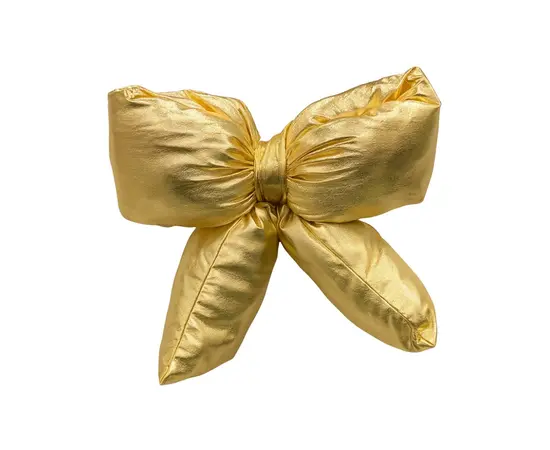 საახალწლო მორთულობა ბაფთა ოქროსფერი 32x40 სმ