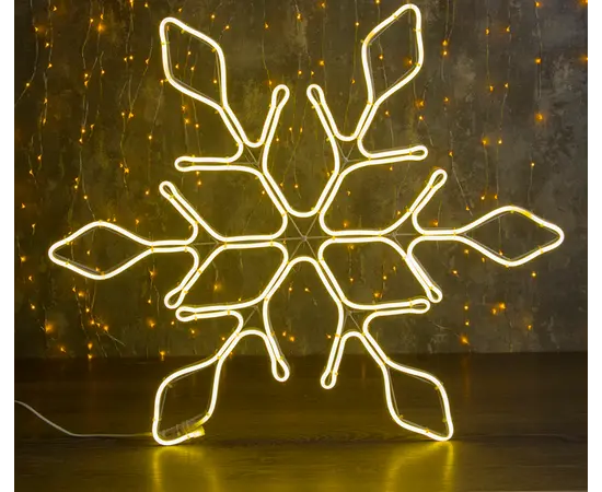 საახალწლო დეკორაცია ფიფქი LED 60 სმ