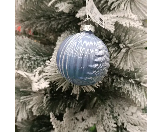 ნაძვისხის ბურთი  Baubles glass glitter