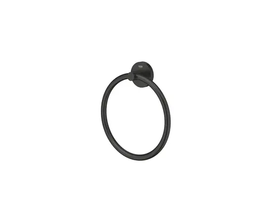 Towel holder ring Grohe Black Matt