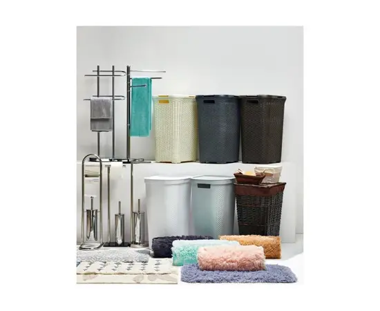 Rack with brush and paper holder Bisk Niagara