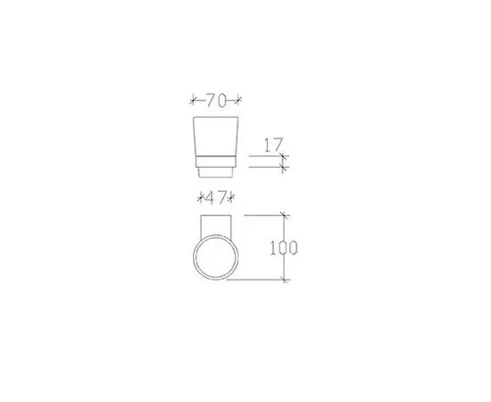 ჭიქა კბილის ჯაგრისების Tema 71104