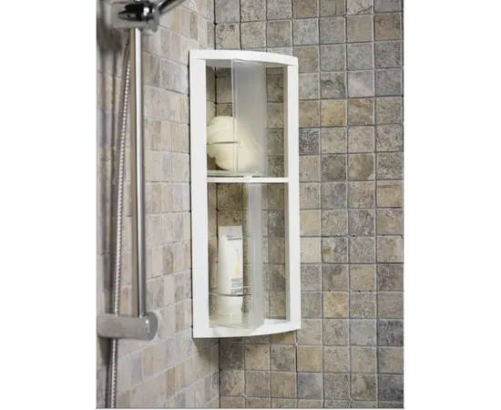 Revolving double shelf in the bathroom Primanova M-S03-16
