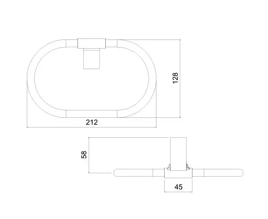 Ring Towel Bar Tema 71008