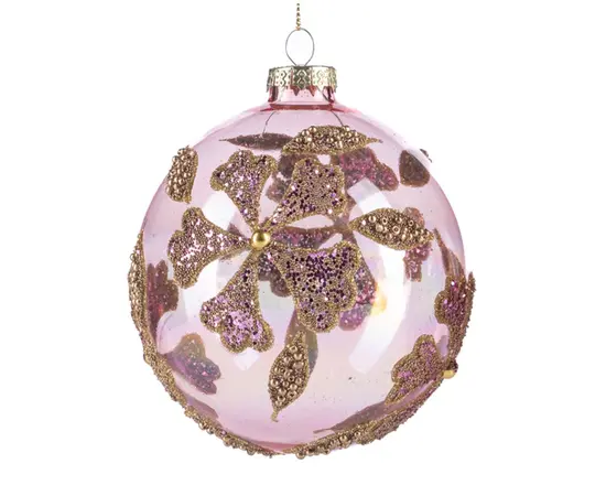 ნაძვის ხის სათამაშო ბურთი Decoris 23 სმ იასამნისფერი