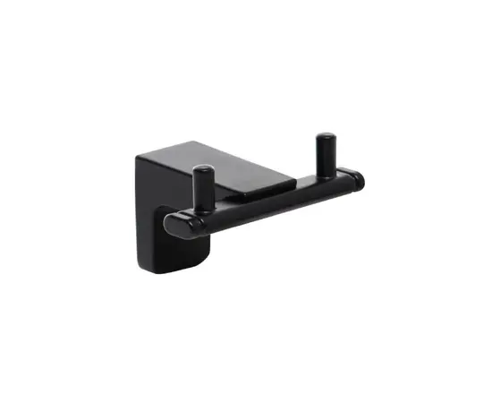 Bathroom hook Tema Premium Bathroom Hook Double 71023 B-e Black
