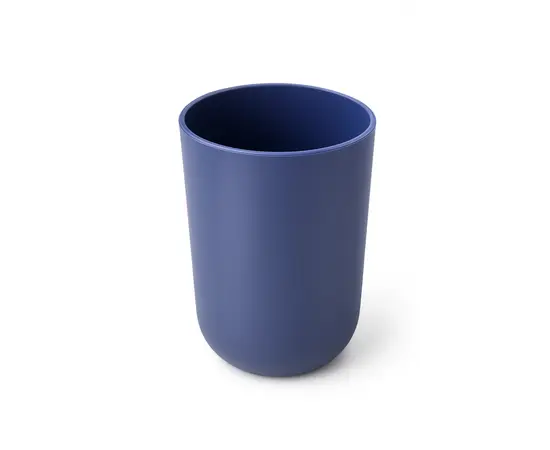 Holder for cotton swabs 8 cm blue