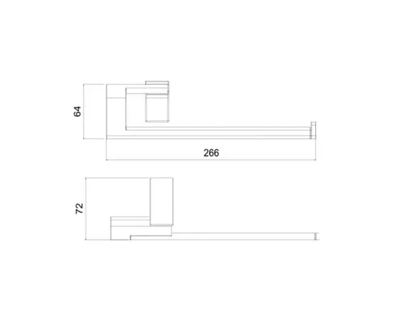 პირსახოცის საკიდი Tema Premium Paper Towel Holder 71006