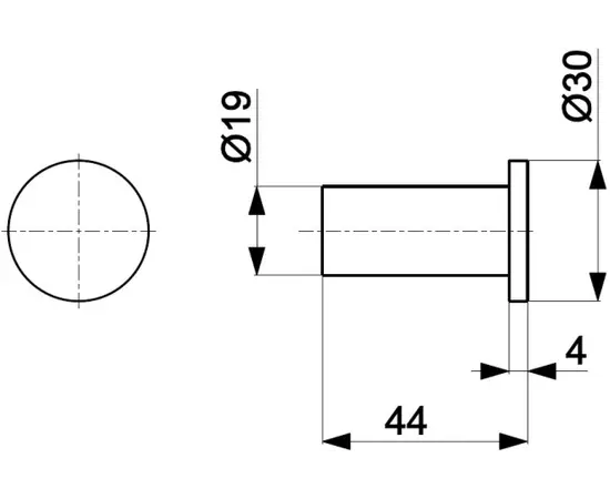 პირსახოცის საკიდი კაუჭი  KFA GOLD