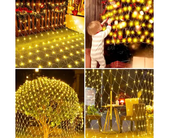 საახალწლო განათება ბადე Avatar 3X3 მ