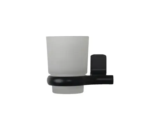 ჭიქა კბილის ჯაგრისებისთვის Tema Premium Tooth Brush Holder 71004 B-e Black