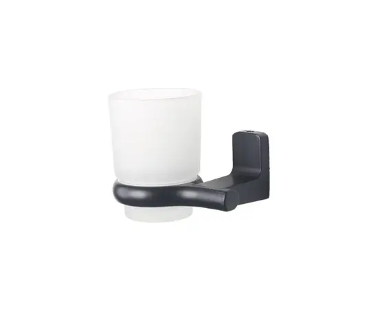 ჭიქა კბილის ჯაგრისებისთვის Tema Premium Tooth Brush Holder 71004 B-e Black