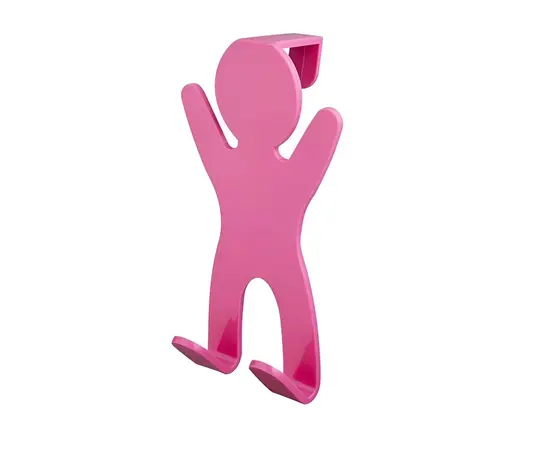 Towel hook Bisk City 2 pink