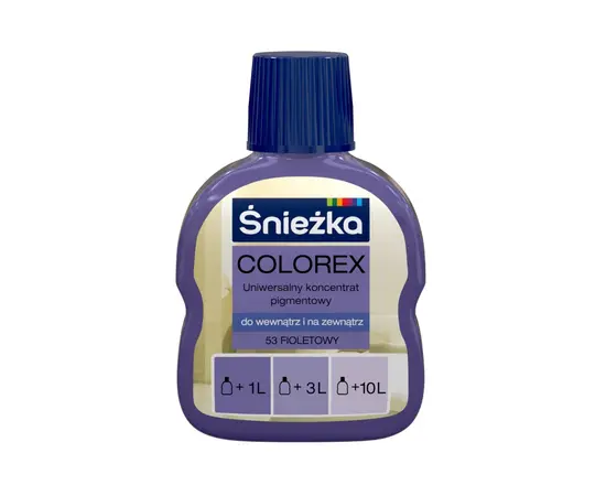 უნივერსალური პიგმენტი-კონცენტრატი Sniezka Colorex 100 მლ იისფერი N53