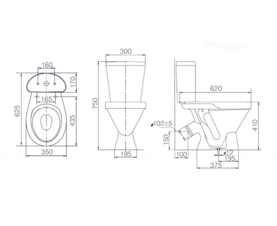 უნიტაზი Rosa "Standard"