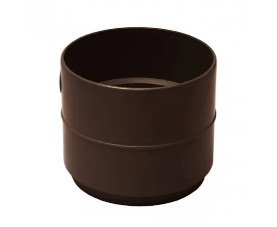 Муфта трубы коричневая Rainway 75 мм