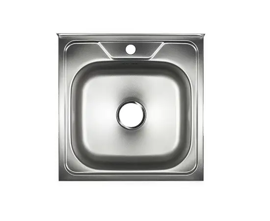 სამზარეულოს ნიჟარა Z5544 გლუვი 500x500 მმ