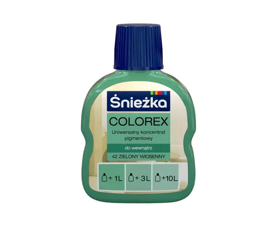 უნივერსალური პიგმენტი-კონცენტრატი Sniezka Colorex 100 მლ გაზაფხულის მწვანე N42