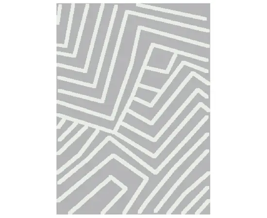 ხალიჩა DCcarpets Blizz 79822 Silver/White 80x150 სმ