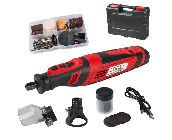 Mini battery engraver with accessories Raider RD-CMG16