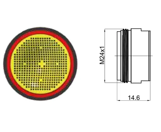 Аэратор Rubineta Spider Q16 B M24 н.р1