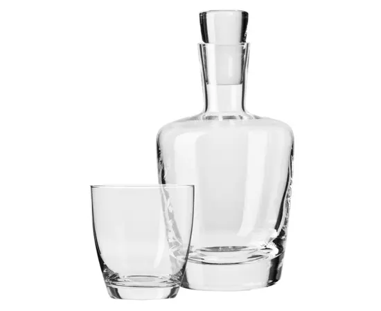 Whiskey glasses/decanter set AMBITION