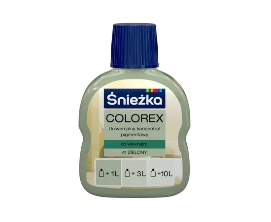 Universal pigment concentrate Sniezka Colorex 100 ml green N41