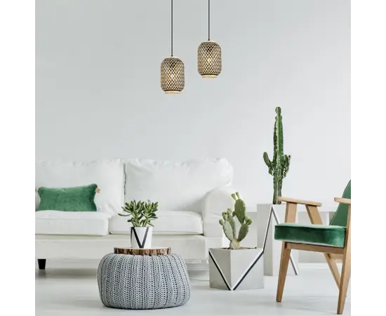 Подвес Rabalux 72091 Adalla 1 E27 40w черный дерево