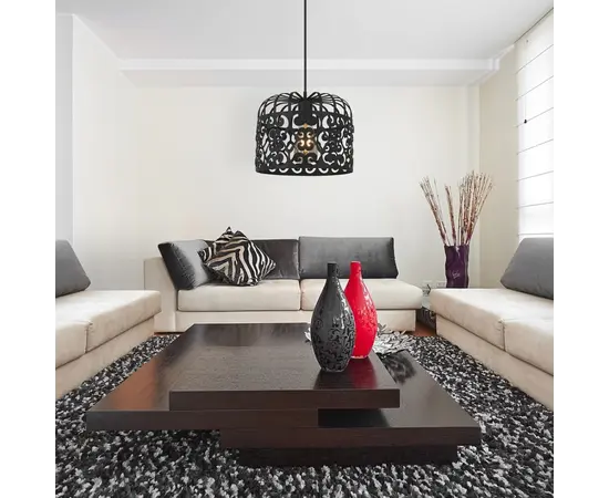 Подвес Rabalux 2156 Alessandra 1 E27 60W черный