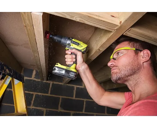 Аккумуляторный ударный дрель-шуруповерт Ryobi R18PD3-242S 18V