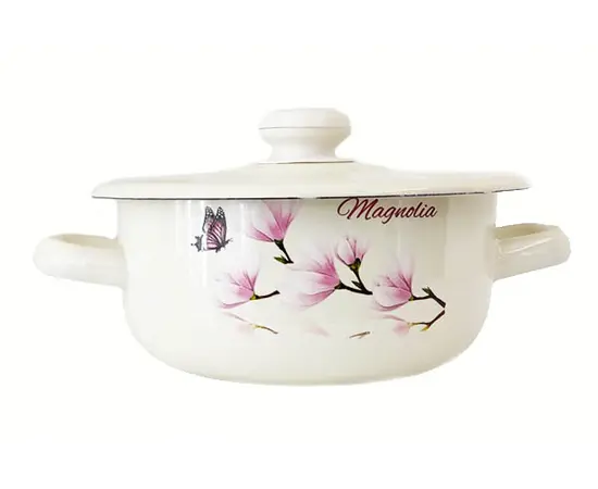 Enamel pot 1,5l white 1608/2