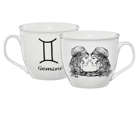 Glass porcelain  Ambition ZODIAC 550ml Gemini