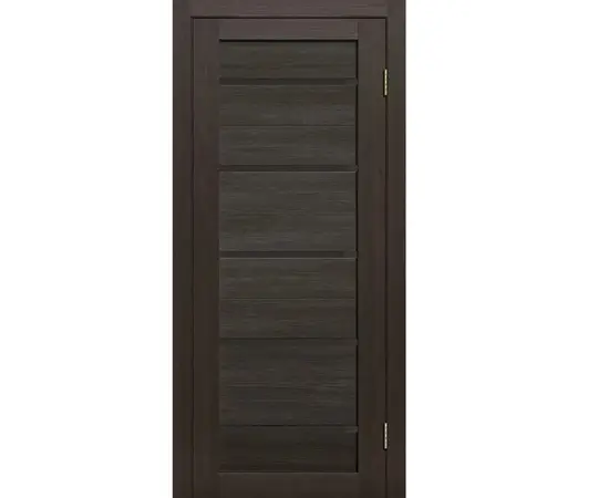 Door block Fly Doors PVC LA STELLA 206 oak mocha 36x800x2150 mm black glass