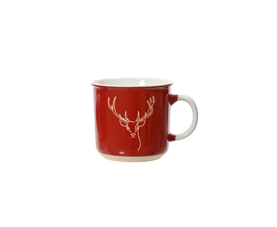 Glass New Year red deer 216900
