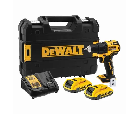 Аккумуляторный дрель-шуруповерт бесщеточный DeWalt DCD708D2T-QW 18V
