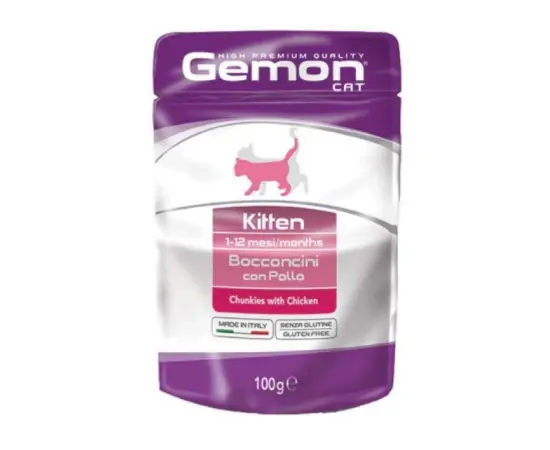 Wet food for kittens Monge 100 g chicken