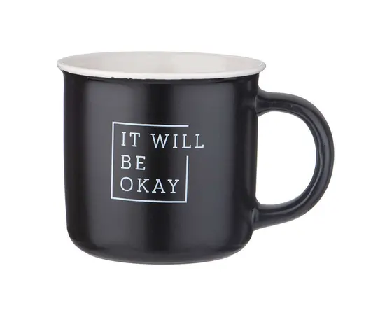Glass Ronig Be Okay KRJYD692-2 150ml black