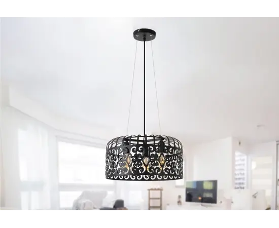 Подвес Rabalux 2158 Alessandra 3 E27 60W черный