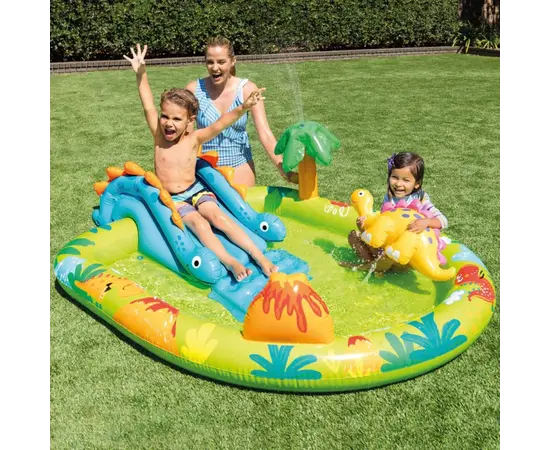 Inflatable play center Little Dino Play Center 191x152 cm