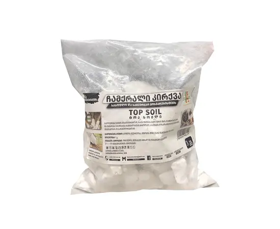 შემათეთრებელი ხის ჩაუმქრალი კირქვა Top Soil 3 კგ