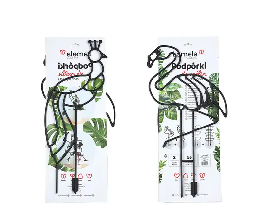 მცენარის საყრდენი Lamela 550 bird plant supports - black