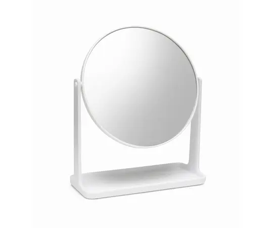სამაკიაჟე სარკე მბრუნავი JS-Mirror 19.5 x 16.8 სმ თეთრი
