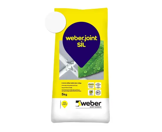 Grout for seams Weber.joint SIL 5 kg 400 white