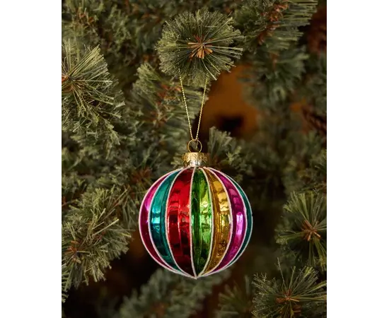 ნაძვის ხის სათამაშო ბურთი 8 სმ