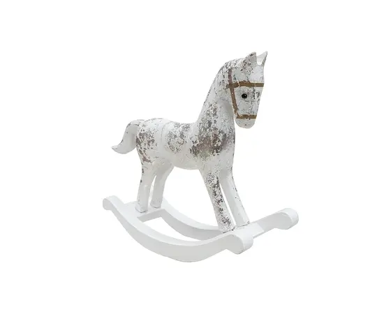 საახალწლო დეკორაცია ცხენი ხის 11 სმ