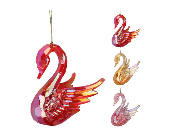 საახალწლო სათამაშო გედი 3ass