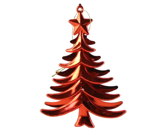 საახალწლო სათამაშო 14 სმ წითელი 3ass