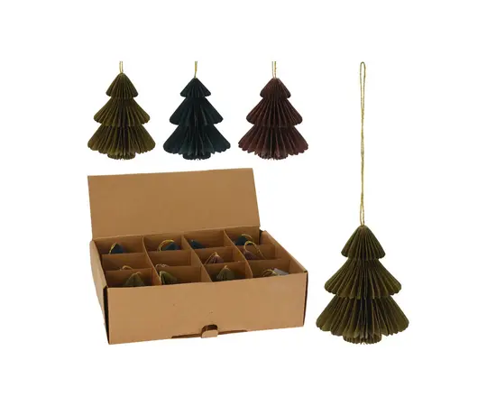 საახალწლო სათამაშო ქაღალდის ნაძვის ხე 80 მმ